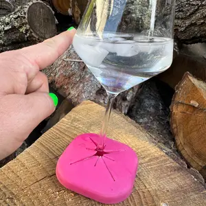 Closer Coaster: Handmade, Anti-Tip & Non-Slip Silicone Coaster