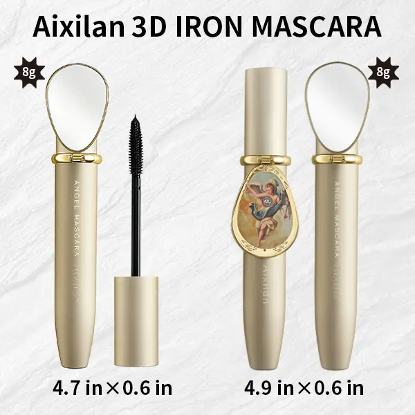 AX AIXILAN Waterproof Mascara - 24-Hour Volumizing & Lengthening Formula for Lifted, Defined Lashes, No-Smudge Beauty Cosmetic, Beauty Products, Voluminous Mascara, Dramatic Lashes, Lengthening Mascara