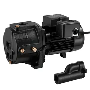 VEVOR 1 HP Shallow Well Jet Pump, AC 115/230 Volt, 1400 GPH Dual Voltage Cast Iron Well Jet Pump, with 164 ft Max Head Lift, Automatic Pressure Switch, for Garden Irrigation Lawn Sprinkler System