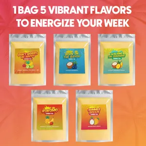 【FreshDrinkUS】 Premium Loaded Tea Drink Mix Packets – Multi Flavor Energy Beverage Powder with Hydration Support, Smooth Focus Blend & Refreshing Tea Taste