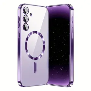 Magnetic Case Designed for Samsung Models, Including A57, A37, A17, A07, A56, A36, A26, A16, A55, A35, A25, A15, A06, A05S, And Others. It Supports Wireless Charging And Features a Camera Lens Cutout, Making It a Thoughtful Christmas Present