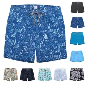 Mens Quick Dry Printed Short Swim Trunks with Mesh Lining Swimwear Bathing Suits