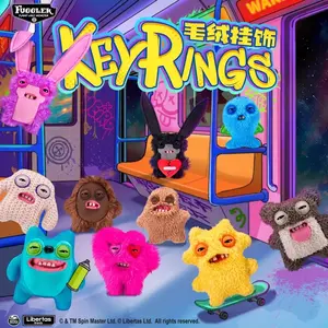 Fuggler Funny Ugly-Cute Tooth Monster Pendant - Novelty Keychain & Bag Charm