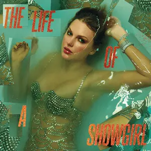 Taylor Swift - The Life of a Showgirl (Sweat and Vanilla Perfume Portofino Orange Glitter Color) Vinyl LP