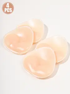 Women's Invisible Filled Magic Bra Pads, Swimsuit Nipple Covers, Petal Bikini Bra Inserts, Thickened Push-Up Padding, All Seasons