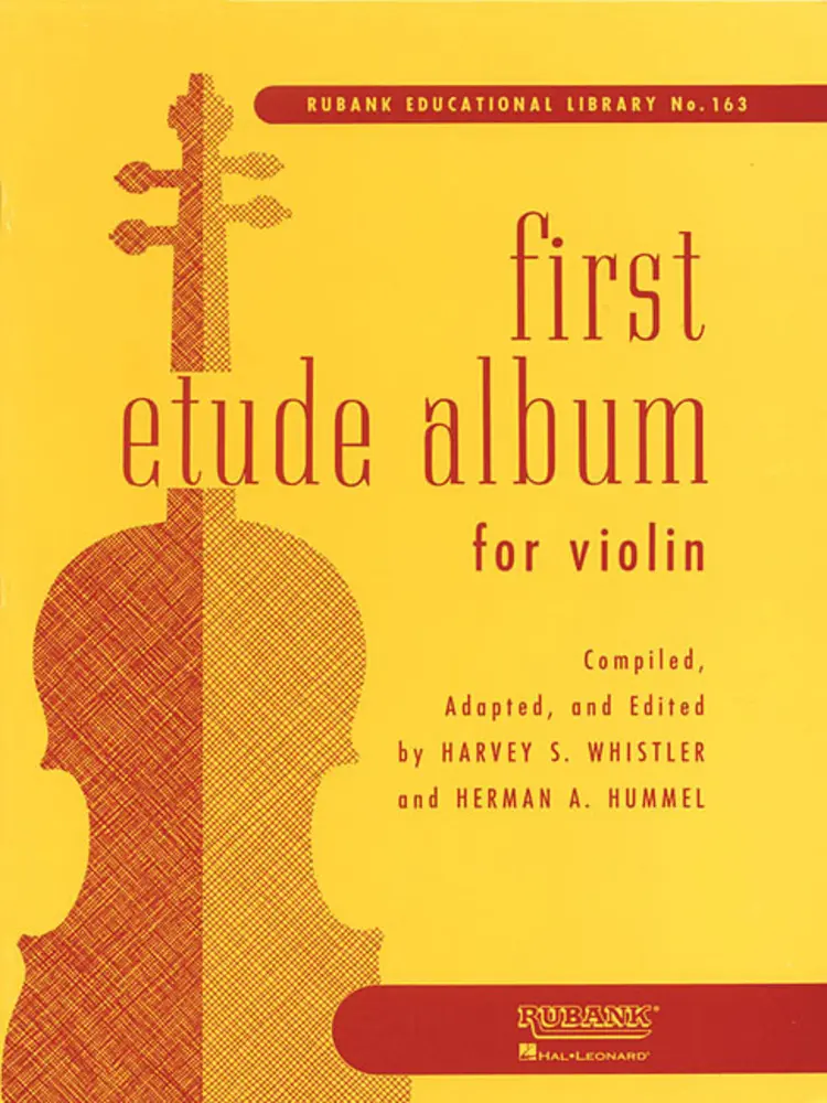 USED Book - First Etude Album Violin Sheet Music Beginner Violin Method Book 60 Short Etudes for First Position Rubank Educational Library 163 Violin Practice Exe (Paperback) - english