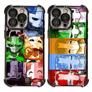 Game Castle C-Crasher Hot Phone Cases For iPhone 17 16 15 14 13 12 11 Promax Pro Air Plus Black TPU Shockproof Cover Casing Protection Best Gifts For Valentine Christmas Birthday Halloween