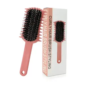 Curly Hair Brush,Curl Defining Brush for Effortlessly Defined Curls & Waves,Vented Hair Brush for Wet & Dry Hair,Women and Men,Reduces Frizz