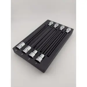 Metric - Icon Long Ball Hex Bit Socket Holder – Gridfinity 3D Printed Organizer