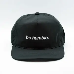 "be humble." Performance Snapback Hat – Lightweight Water-Resistant Golf Cap Stylish  Men's and Women's Hats
