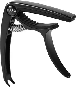Guitar Capo, Capo for acoustic guitar 6 string, for electric guitar，Acoustic guitar capo,Kapo, Classical guitar capo, Electric guitar capo, Guitar capos(Black)