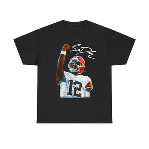Shedeur Sanders "Celly" Graphic Tee, Trendy Streetwear T-Shirt for Men & Women, Casual Cotton Crewneck, Comfortable Lightweight Unisex Top, Fashionable Everyday Outfit, Sports-Inspired Style