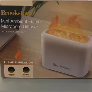 Brookstone mini ambient flame Micropore diffuser.