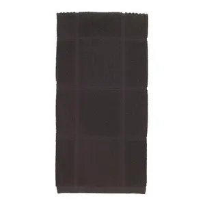 212 MAIN Charcoal Cotton Soft Cleaning Towel - Pack of 6 Thick Reusable Cleaning Cloths, Super Absorbent Home Care Supply for Kitchen Cleaning