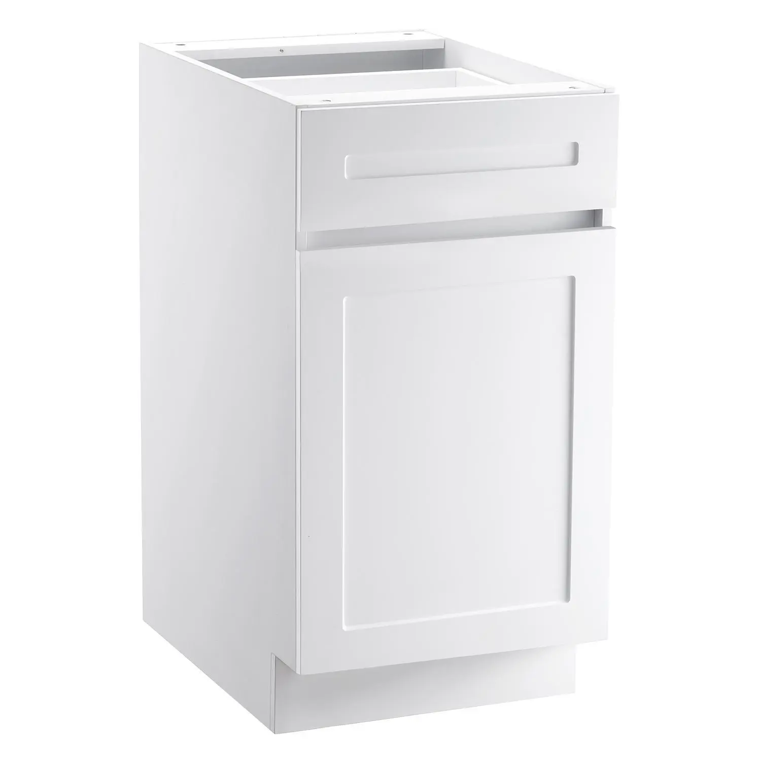 【Summerfinds】VEVOR Shaker Base Cabinet 18" W x 24" D x 34.5" H Ready to Assemble with Drawer White