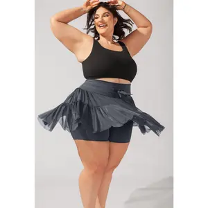 Pirouette Skort - Smoky Grey