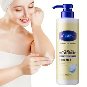 Vaseline Daily Moisturizing Body Lotion – Non-Greasy Comfort Cream with Glycerin, Long-Lasting Hydration, Smooth & Hydrated Skin Feel, Pump Bottle, 500 ml × 2 Pack