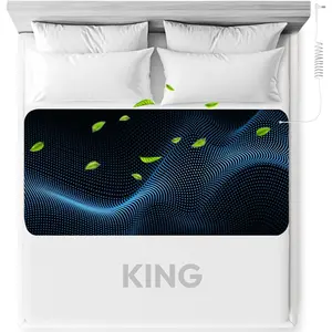 Grounding Sleeping Mat for Bed, King Size 27"x76" Mattress Cover Pad Kit for Sleep Rest Yoga Workout Pain Relief Balance Wellness Earth Connected Grounded Mat