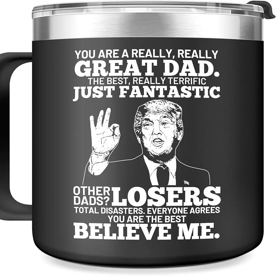 【FathersDayGift】Men - Gifts for Dad from Daughter, Son - Dads Birthday Gift Ideas, Happy Birthday gifts for Dads, Fathers - Best Dad Ever Gift, Present for dads - 14 Oz dad Mug