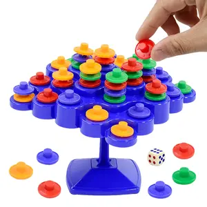 Balance Tree Toy, Interactive Parent-Child Educational Game, Desktop Balance Game for Boys & Girls, Party Gift, Family Fun Activity, Group Activity