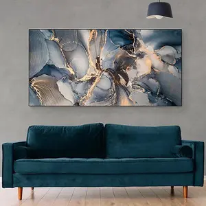 Blue Dream Cloud Frameless Wall Art