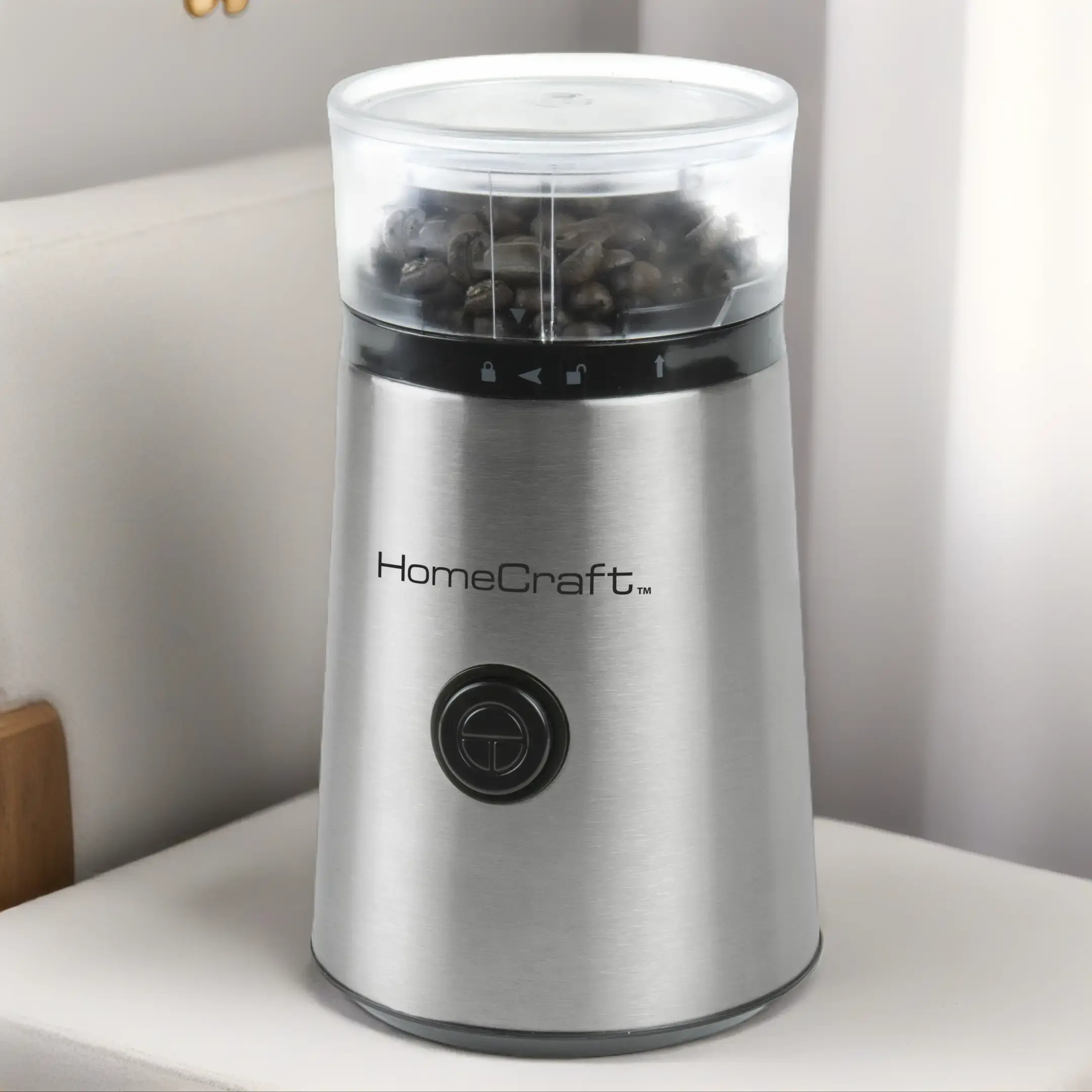 HomeCraft Stainless Steel Coffee Grinder