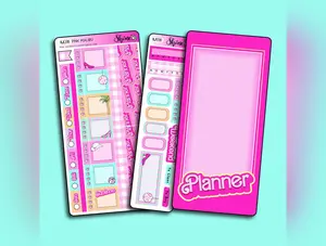 Pink Malibu Hobonichi Weeks Planner Sticker Kit