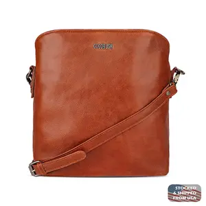 LEATHER LUXE, Satchel Leather Crossbody, Shoulder, Tote Bag for Women - Timeless Genuine Leather Handbags for Women