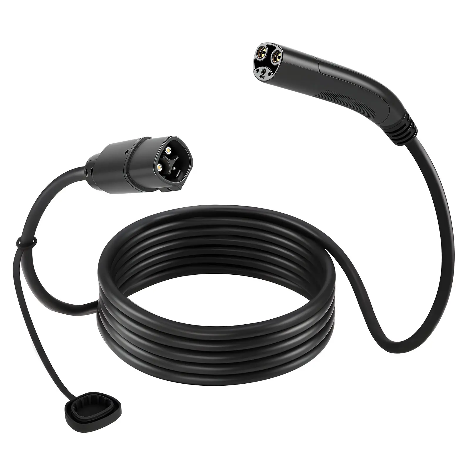 【Summerfinds】VEVOR EV Charger Extension Cable for Tesla,48Amp 21 ft Max 240V 11.52 kW with NACS PlugEV Extension Cord for Level 1/2 Tesla Mobile/Wall Connector/Destination ChargerModel Y/X/3/SCarrying Bag