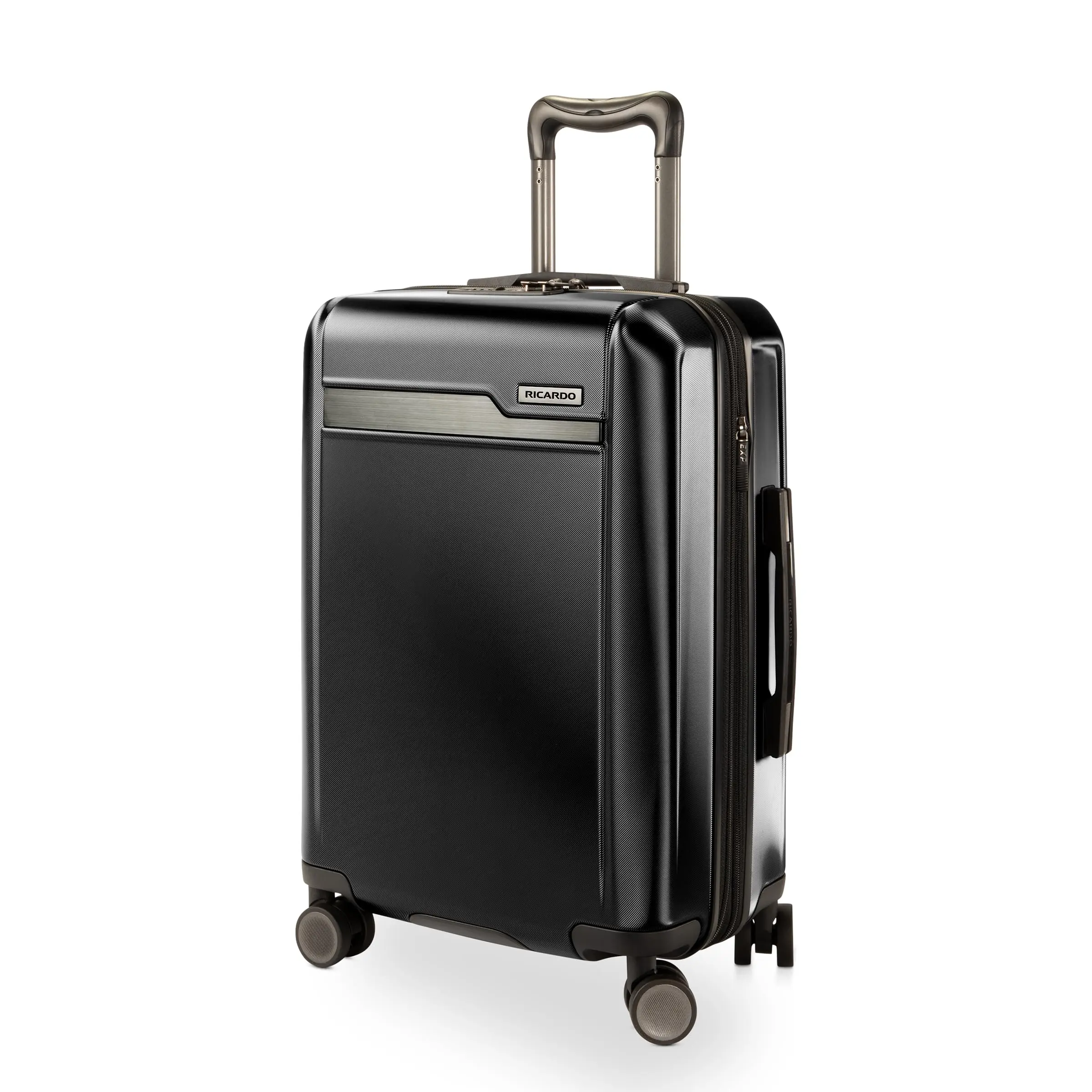 Ricardo Beverly Hills Brentwood Expandable Hardside Luggage with TSA Lock, 21" Carry-on with Smartstand