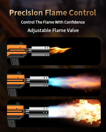 IJF Propane Torch for BBQ Grill Charcoal Starter Adjustable Flame Blow Torch Heavy Duty Grill Torch for Steak Searing Campfire Fire Starter Outdoor Camping Cooking Propane Torch Head for Propane Tank Tank Not Included IJF Propane Torch for BBQ Grill Charcoal Starter Adjustable Flame Blow Torch Heavy Duty Grill Torch for Steak Searing Campfire Fire Starter Outdoor Camping Cooking Propane Torch Head for Propane Tank Tank Not Included