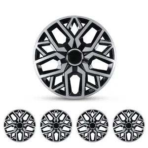 WOLFSTORM 4-Pack 17 Inch Universal Hubcaps for Steel Wheel Rims Cover