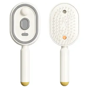 Electric Spray Air Cushion Massage Comb Self-Cleaning Anti-Tangle  Essential Oil Mist Hair Care Comb Anti-Static Volumizing Aromatherapy Comb