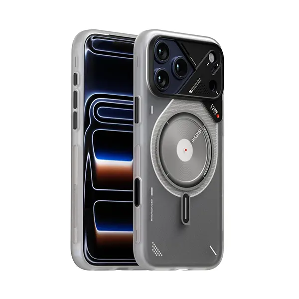 Aulumu A17 Magnetic Thermal Protective Aluminium Case Cover for iPhone 17 Pro Max - MagSafe-Compatible Phone Accessory with CoolHyper CoolingTech (Cools Phone), Heat Resistance, Camera Control, IMD Technology, Glow-in-the-Dark Feature (Back to School), Ac