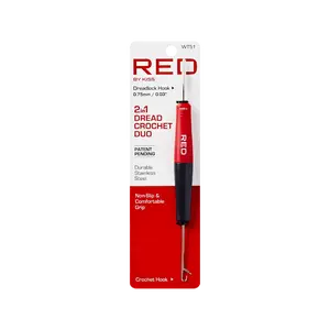 RED by KISS 2-in-1 Locking Needle & Crochet Hook Duo for Dreadlocks