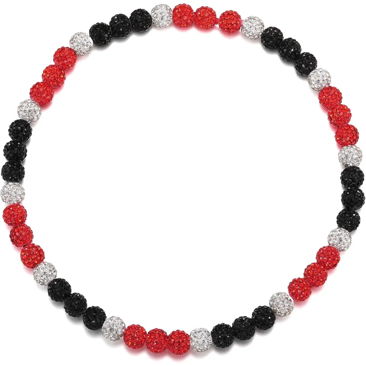 White/Black/Orange Red