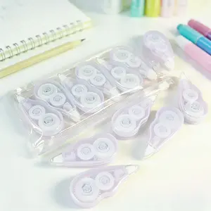 6pcs Correction Tape Set, Elegant Design, Portable Eraser Tool, Smooth Error Correction, Ideal for School & Office, Perfect Gift, Stationery Supplies