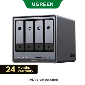 【LIVE ONLY】UGREEN NASync DXP4800 Plus 4-Bay Desktop NAS, Intel Pentium Gold 8505 5-Core CPU, 8GB DDR5 RAM, 128G SSD, 1*10GbE, 1*2.5GbE, 2*M.2 NVMe Slots Diskless（Drives Not Included）,TikTokShopHolidayHaul