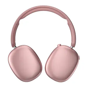 Wireless Bluetooth Over-Ear Headphones, Hi-Res Audio, 48H Long Battery Life, Foldable Design With Built-In Mic. Ideal For Sports, Fitness, Music Streaming, Office Work & Gaming, Compatible With iOS, Android & PC Devices, Pink