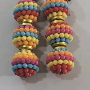 Earrings Nigerian String for Women - 1 Pair $20.00