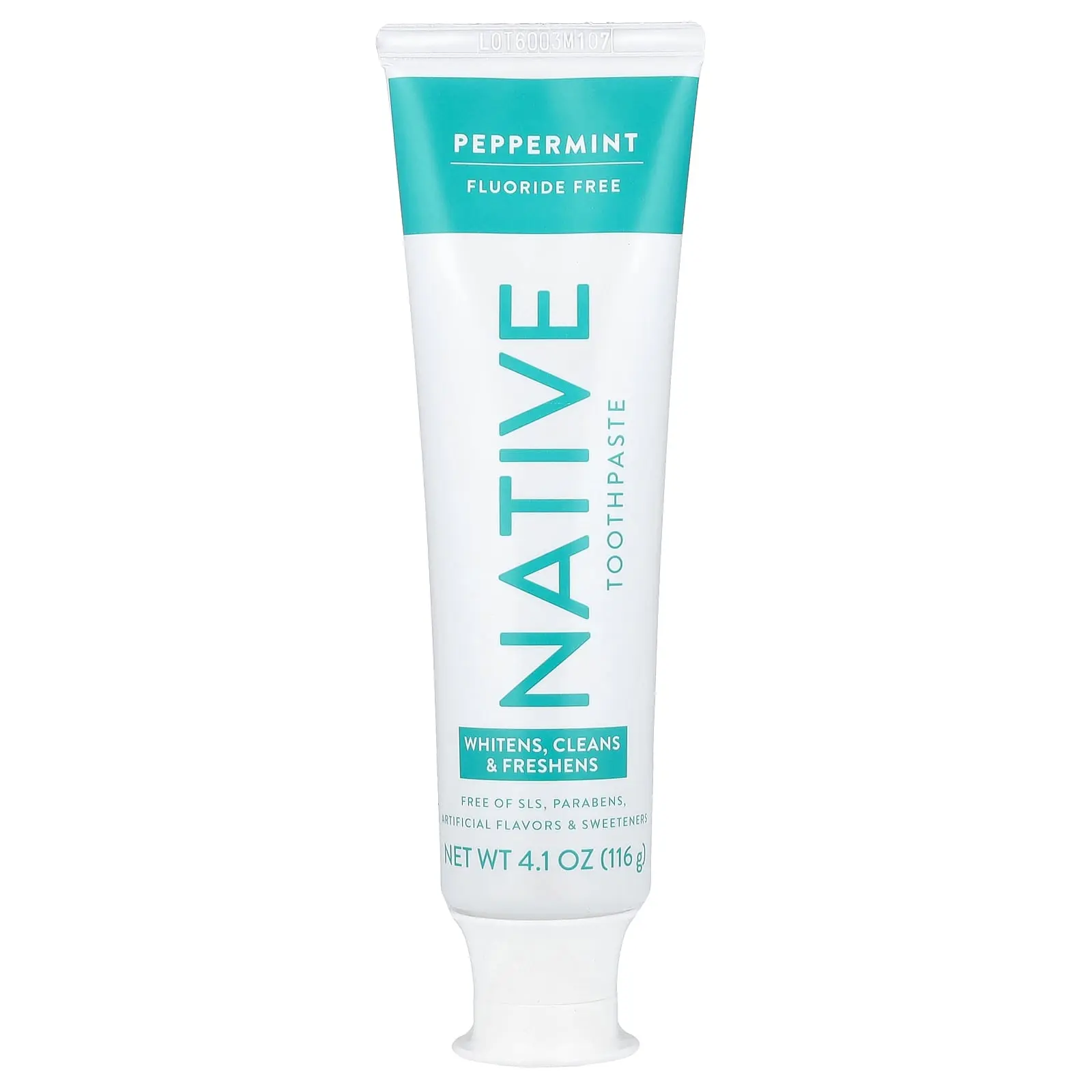 Native Toothpaste, Fluoride Free, Peppermint, 4.1 oz (116 g)