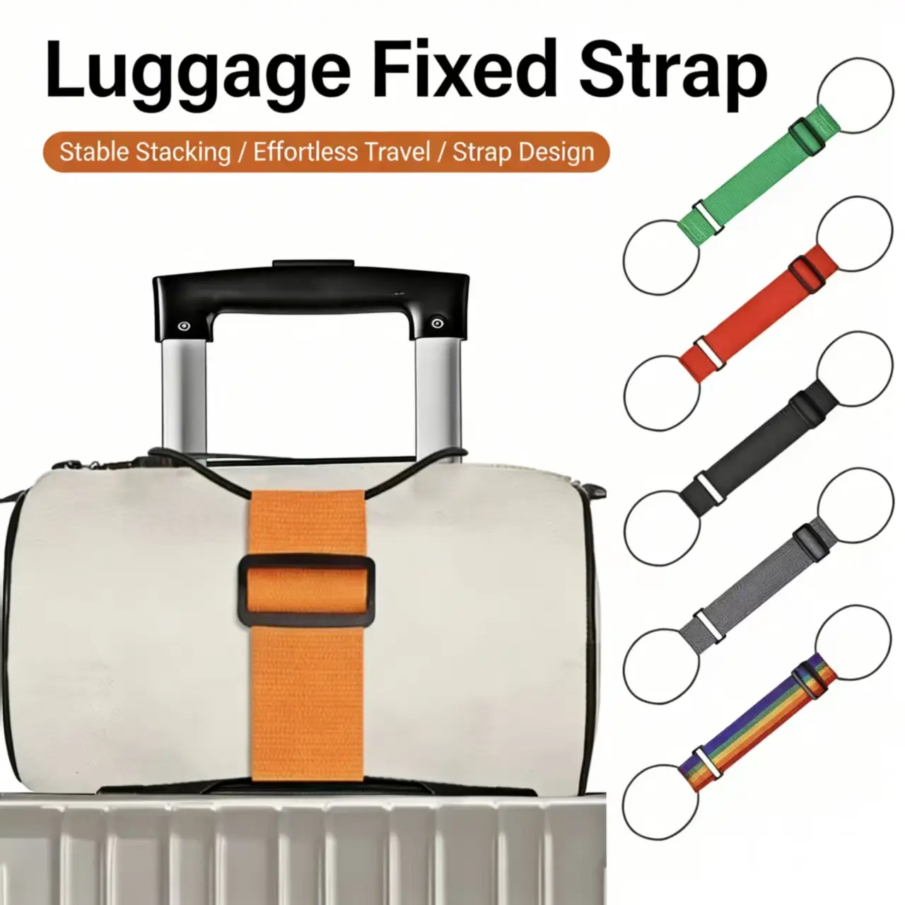 Luggage Elastic Straps (Suitable for Suitcases/Duffel Bags）