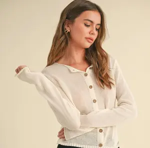 Lightweight  Button-Down Cardigan