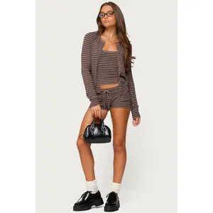 Lillian Striped Knit Shorts Lillian Striped Knit Shorts