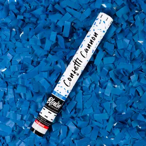 Blue Confetti Cannon