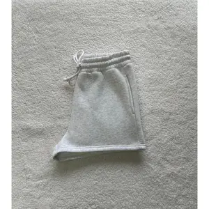 Pearl Grey Basic Blank Shorts