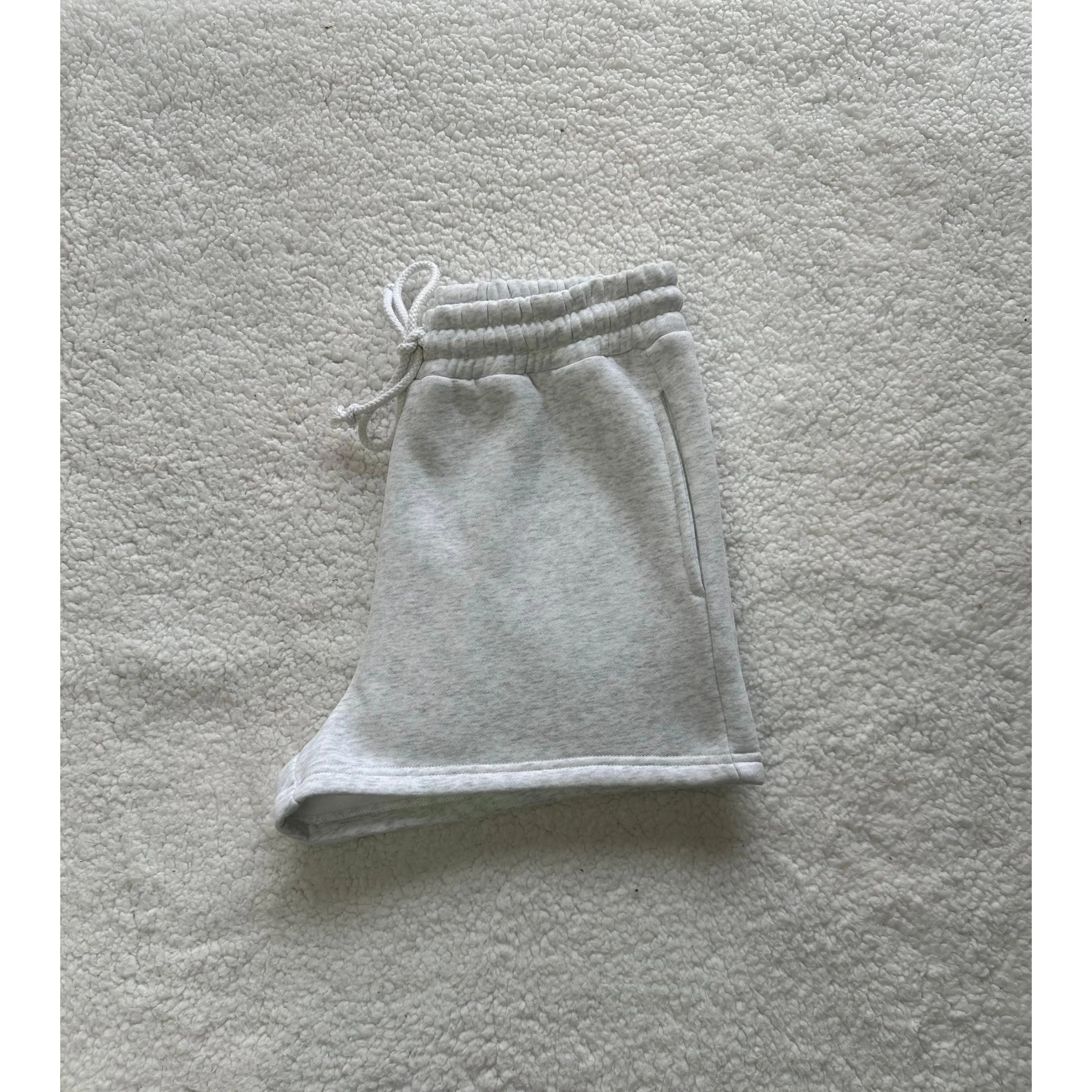 Pearl Grey Basic Blank Shorts