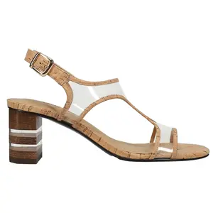 VANELi Womens Locket Slingback Casual Sandals Casual Mid Heel 2-3" - Brown