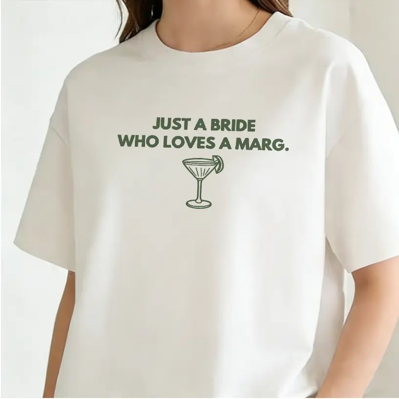 Who Loves Margs Shirt - Bride Cute Shirt, Bachelorette Party Funny Bridal Shower Shirt, Wifey Shirt,Hens Shirt,Gift For Bride，Women Summer Top