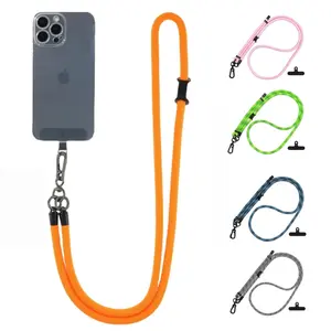 Phone Lanyard Crossbody, Adjustable Anti Theft Phone Strap, Premium Metal Buckles, Skin-Friendly, Universal Cell Phones Neck lanyard for Travel Essentials, Christmas Gift